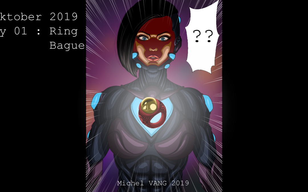 Painting Process Inktober2019 Day 01